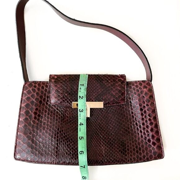 MAURO GOVERNO For SUAREZ NY Snakeskin Purple Bag - Picture 13 of 13